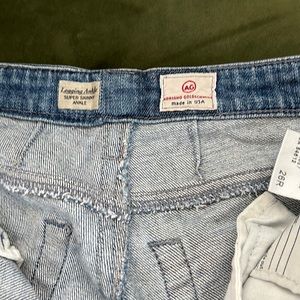 AG super skinny ankle jean sz 25